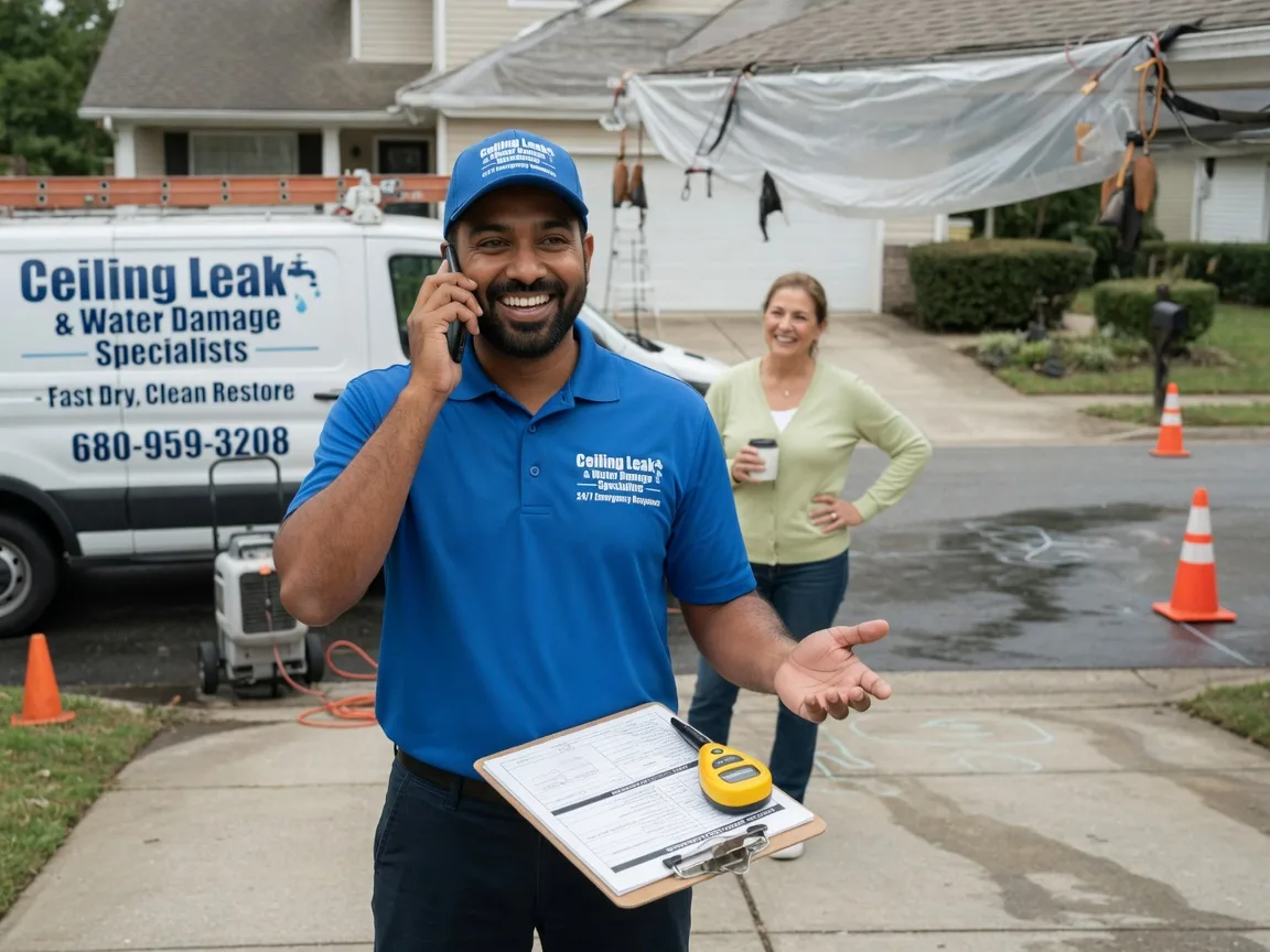Ceiling Leak Cleanup Lineville, AL FAQs